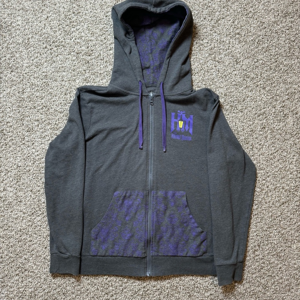 Disney Haunted Mansions Vintage Rare Zip Up Jacket Women’s Size Xl